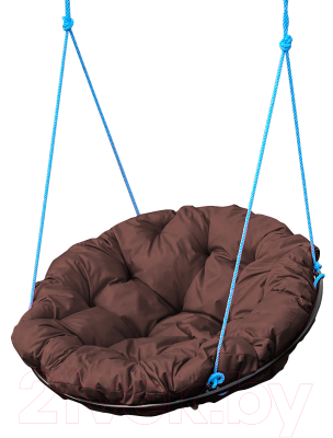 Кресло подвесное M-Group Папасан / 12039905 (коричневая подушка)