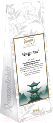 Чай листовой Ronnefeldt Morgentau зеленый со вкусом Манго и Цитрусовых (100г)