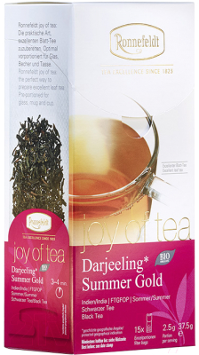 Чай пакетированный Ronnefeldt Joy of Tea Darjeeling Summer Gold (15пак)