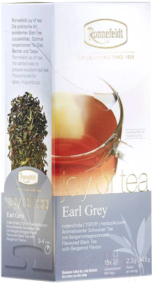 Чай пакетированный Ronnefeldt Joy Of Tea Earl Grey с Бергамотом (15пак)