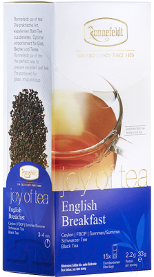 Чай пакетированный Ronnefeldt Joy Of Tea English Breakfast (15пак)