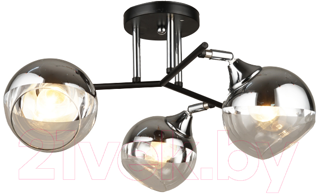 Потолочный светильник Mirastyle SX-N-8208/3 BK+CH