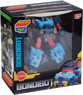 Робот-трансформер Bondibon Джип / ВВ6072 (синий)