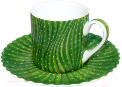 Чашка с блюдцем Taitu Cactus 5-5-91