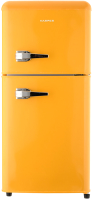 Холодильник с морозильником Harper HRF-T120M (оранжевый) - 