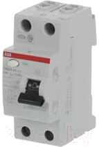 Устройство защитного отключения ABB FH202 AC-63/0.03 2P 63А / 2CSF202002R1630