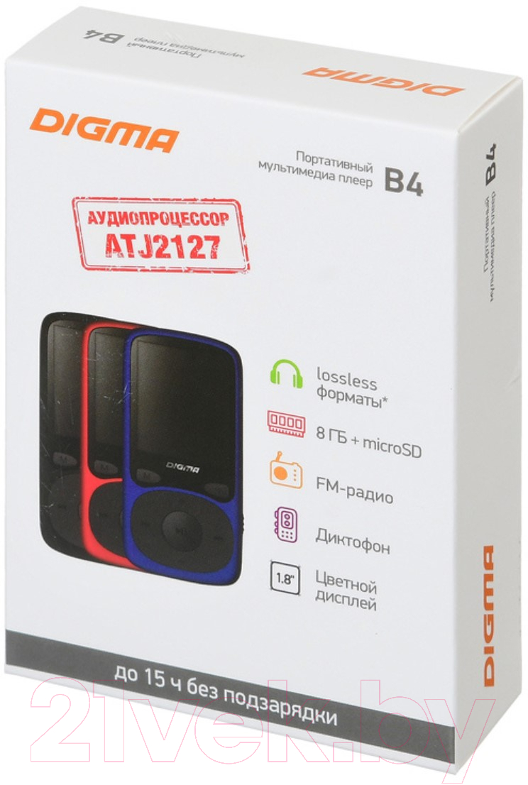 MP3-плеер Digma B4 8GB