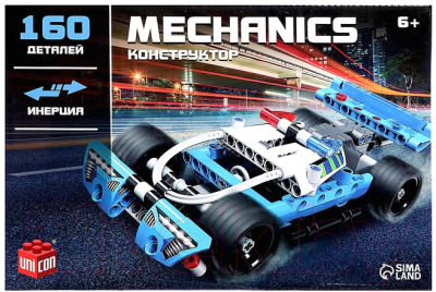 Конструктор инерционный Unicon Супергонка / 9321804