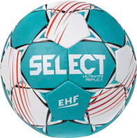 Гандбольный мяч Select Ultimate Replica v22 / 1672858004 (размер 3, белый/зеленый) - 