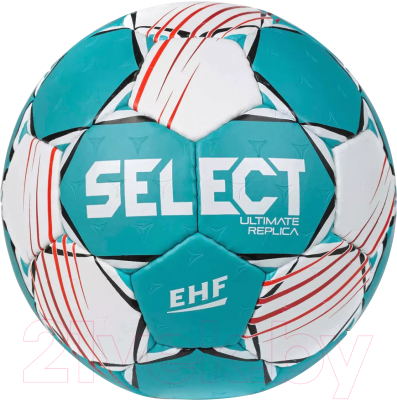 Гандбольный мяч Select Ultimate Replica v22 / 1672858004 (размер 3, белый/зеленый)