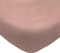 Простыня Luxsonia Махра на резинке 120x200 / Мр0020-5 (розовый) - 