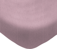 Простыня Luxsonia Махра на резинке 180x200 / Мр0020-9 (фиолетовый) - 
