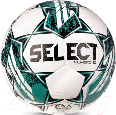 Футбольный мяч Select Fb Numero 10 V23 / 0575060004 (размер 4, белый/желтый)