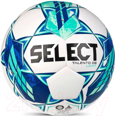 Футбольный мяч Select Talento DB Light V23 / 0775860004 (размер 4, белый/зеленый)