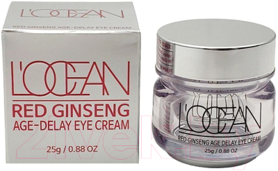 Крем для век L'ocean Red Ginseng Age-Delay Eye Cream (25г)