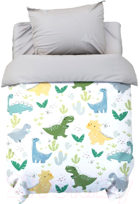Комплект постельный для малышей Крошка Я Динозавры / 9694315