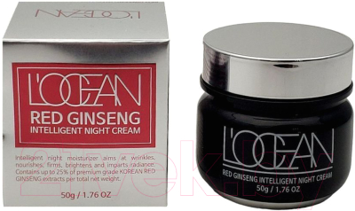 Крем для лица L'ocean Red Ginseng Intelligent Night Cream (50г)