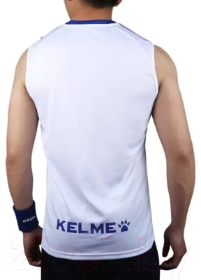Майка спортивная Kelme Training Vest / 3891061-104 (2XL, белый)