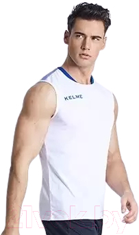 Майка спортивная Kelme Training Vest / 3891061-104 (L, белый)