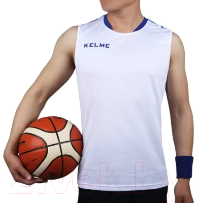 Майка спортивная Kelme Training Vest / 3891061-104 (S, белый)