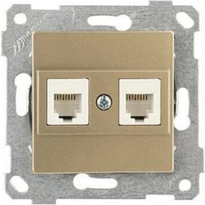 Розетка Mutlusan Rita 2200 139 0185 (золото доре) - 