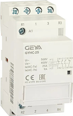 Контактор Geya Модульный GYHC-4P / GYHC2522230 - 