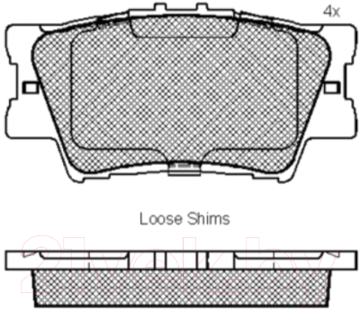 Изображение товара Тормозные колодки Icer 181761