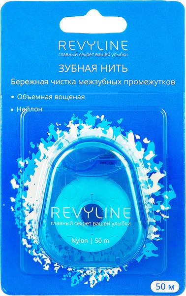 Зубная нить Revyline Мятная вощеная 6022 (50м)