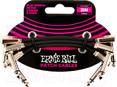 Набор кабелей Ernie Ball P06220 (черный)