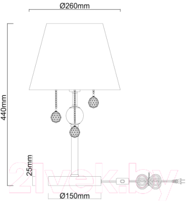 Прикроватная лампа MW light Федерика 684031401