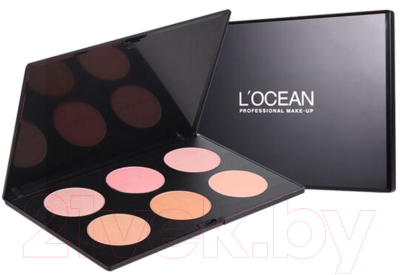 Палетка румян L'ocean Hole Blusher Профессиональная (6x10г)