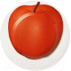 Тарелка столовая обеденная Taitu Freedom Apple 1-81-C (красный) - 