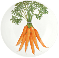 Тарелка столовая глубокая Taitu Freedom Vegetable 1-85-D (оранжевый) - 