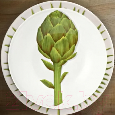 Тарелка столовая глубокая Taitu Freedom Vegetable 1-85-B (зеленый)