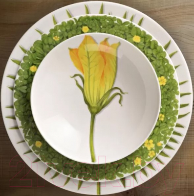 Тарелка столовая глубокая Taitu Freedom Vegetable 1-85-A (желтый)