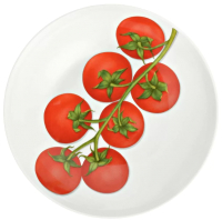 Тарелка столовая глубокая Taitu Freedom Vegetable 1-85-C (красный) - 