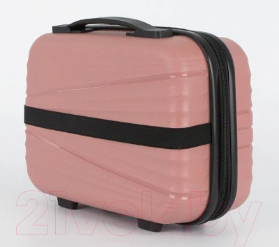 Кейс для косметики Grott 312-HP137/4-14DPK (розовый)