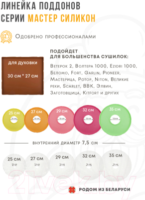 Изображение товара Комплект лотков для электросушилки Сам Себе Шеф 0954_K_5_S