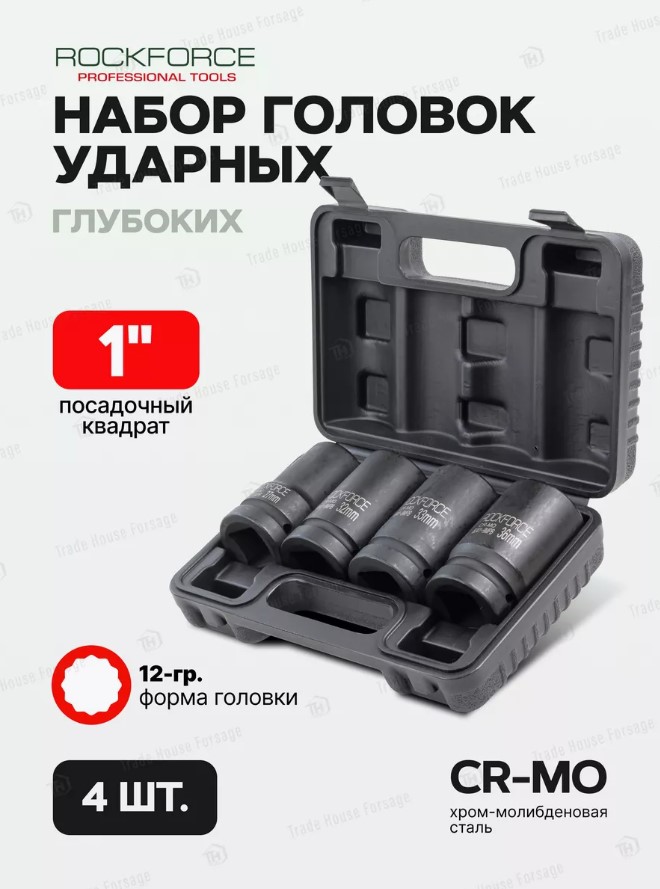 Набор головок слесарных RockForce RF-8041-9MPB (55000) — фото 3