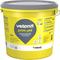 Грунт-краска Vetonit Prim Uni универсальный (25кг, белый) - 