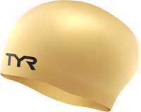 Шапочка для плавания TYR Long Hair / LCSL/710 (золото) - 