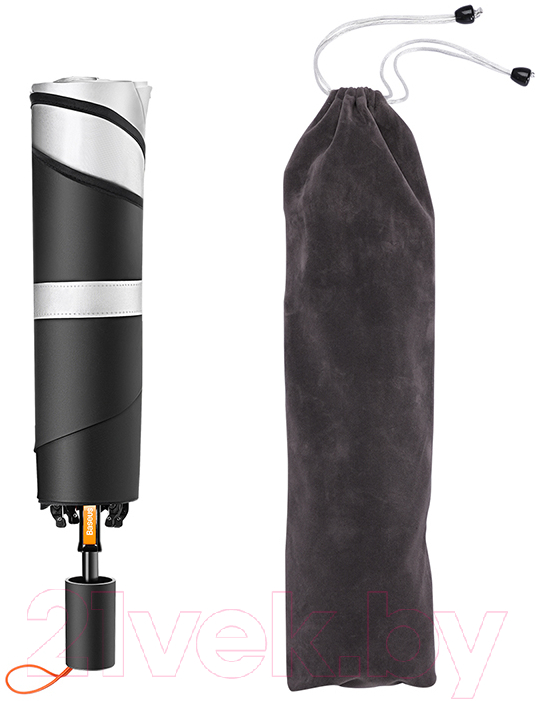 Солнцезащитный зонт для авто Baseus CoolRide Windshield Sun Shade Umbrella Lite Small / CRKX000001