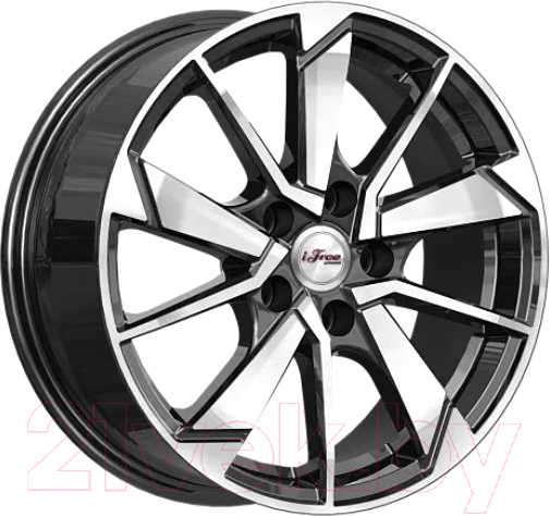 Литой диск iFree Зиплайн 16x6.5" 5x112мм DIA 57.1мм ET 42мм Блэк джек