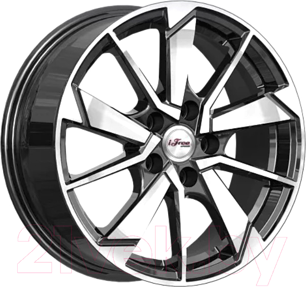 Литой диск iFree Зиплайн 16x6.5" 5x108мм DIA 63.35мм ET 35мм Блэк джек
