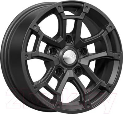 Изображение товара Литой диск SKAD Барахас 16x7" 5x139.7мм DIA 98.5мм ET 15мм Черный бархат