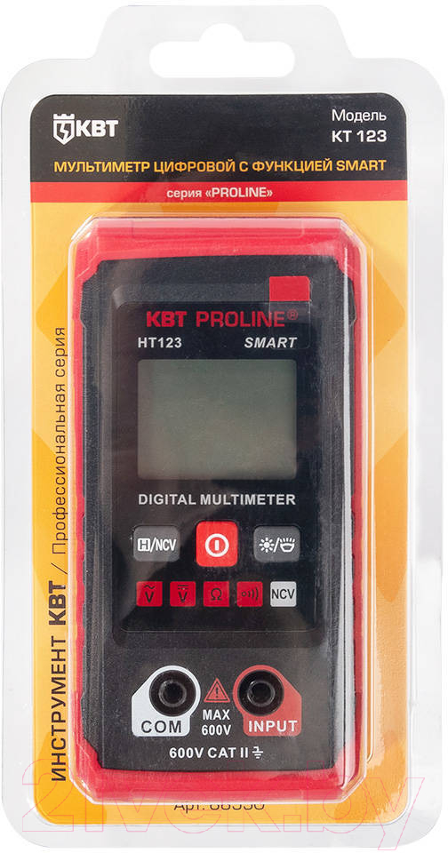 Мультиметр цифровой КВТ Proline KT 123 / 88550