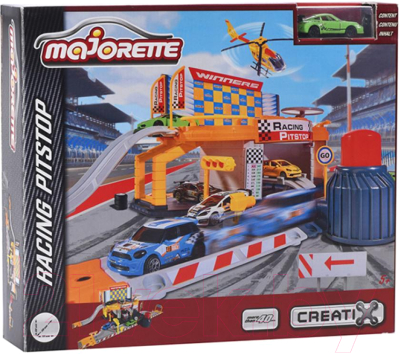 Автосервис игрушечный Majorette Питстоп Creatix с машинкой / 2050011