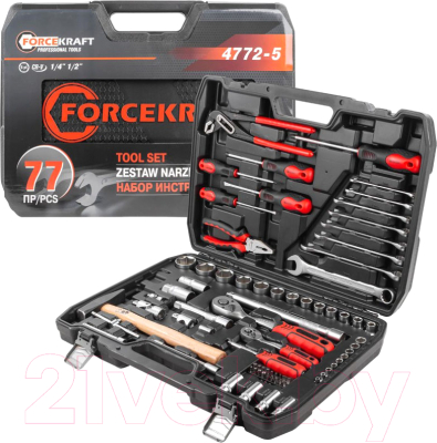Универсальный набор инструментов ForceKraft FK-4772-5