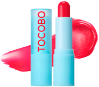 Бальзам для губ Tocobo Glass Tinted Lip Balm Увлажняющий оттеночный 011 Flush Cherry (3.5г) - 