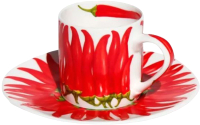 Чашка с блюдцем Taitu Pepper Red 12-11-91 - 